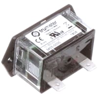 Trumeter LCD Counter, 8-digit, AC/DC input, Rectangular, 1/4" QC, Non-Reset, 3400 Series