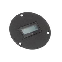 Trumeter LCD Counter, 8-digit, AC/DC input, 3-hole Round, 1/4" QC, Non-Reset, 3400 Series