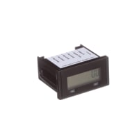 Trumeter LCD Hour Meter, 3-30VDC, Front Programmable, IP66, Dual Range, 6320 Series