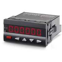 Trumeter LED Counter, Timer, Tachometer, 6-digit, 4-30VDC In, AC, Rectangle, 898x Series