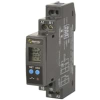 Trumeter Time Relay, 8 Function, 24-240V, 3 Digit LCD, 17.5mm W, DIN-Rail, 7954 Series