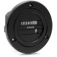 Trumeter Electromechanical Hour Meter, 24VAC, Non-reset, Terminal Blk, IP65, 711 Series