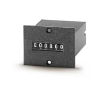 Trumeter Electromechanical Counter, 6-Digit, Non-Reset, 110VDC, 35CPS, MK Series