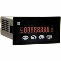 Trumeter Panel Meter, Totalizer, Elec, LCD, Cut-Out 2.63 to 2.605"x1.28 to 1.26", 8 Dig, Screw