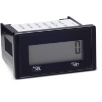 Trumeter Counter; UP/DOWN 500HZ 3-30VDC Battery Powered Front Panel Reset Programmable