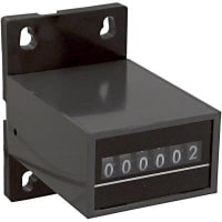 Trumeter Counter, 24VDC, 6 fig, rear mt, nonreset