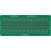 Twin Industries Protoboard designed to match soderless breadboard