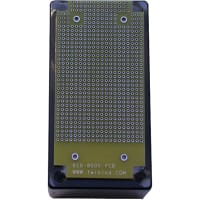 Twin Industries Protoboard, Board 4.5"Lx2.3"Wx1.7"T, Hole-Dia 0.062", Non-PTH, FR4