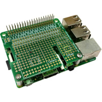 Twin Industries Protoboard for use with Raspberry Pi Model A+ and B+