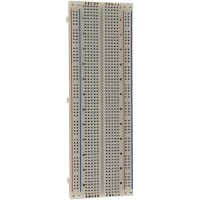 Twin Industries Protoboard, Solderless, Board 6.5"Lx2.14"W, 2 Dis-Strips, 1 Term-Strips