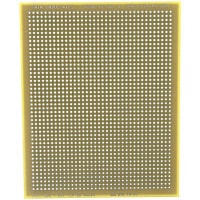 Twin Industries Protoboard, Perforated, Grid 0.1x0.1", Board 5"Lx4"W, Hole-Dia 0.062", PTH, FR4