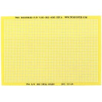 Twin Industries Protoboard, Perforated, Grid 0.1x0.1", Board 6.5"Lx4.5"W, Hole-Dia 0.062", Non-PTH