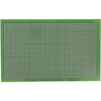 Twin Industries Protoboard, Perforated, Grid 2x2mm, Board 6.3"Lx3.9"W, PTH