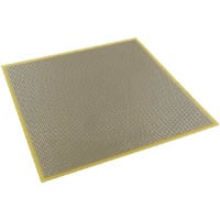 Twin Industries Protoboard, Perforated, Grid 0.1x0.1", Board 10"Lx10"W, PTH