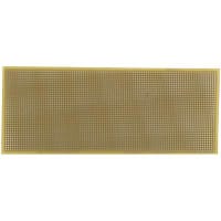 Twin Industries Protoboard, Perforated, Grid 0.1x0.1", Board 10"Lx4"W, PTH