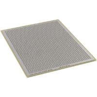 Twin Industries Protoboard, Perforated, Grid 0.1x0.1", Board 5"Lx4"W, PTH