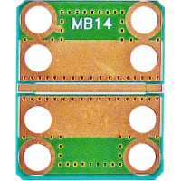 Twin Industries Board, Circuit;MicroAmp;0.490 X 0.590 In.;RO-4350;straight thru connection