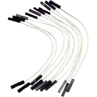 Twin Industries Machine Pin Jumper Wires; Female to Female Ends; 10 per pack; 10cm wire length