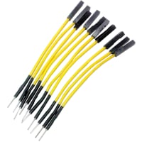 Twin Industries Machine Pin Jumper Wires; Male to Female End; 10 per pack; 5cm wire length