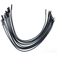 Twin Industries Machine Pin Jumper Wires; Male to Female End; 10 per pack; 20cm wire length