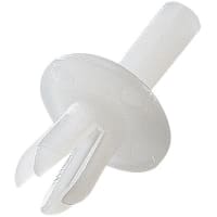 Ty-Duct by ABB Wiring Duct Rivet Natural Nylon White, 