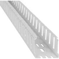 Ty-Duct by ABB Slotted Duct, Wide, 1in X 2in X 6ft, WHITE