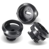 Ty-Duct by ABB Wiring Duct Mounting Clip, Black Ty-Duct Greater than 1/5 Inches Wide, Poly