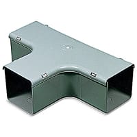 Ty-Duct by ABB Wire Safe Fitting - 6 Inches X 6 Inches - Tee Flat Cover - Clip-on