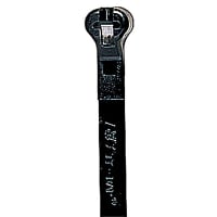 Ty-Rap by ABB Cable Tie, UV Resistant, Black Nylon 6.6, 13.4"L, Tensile Strength 120lbs