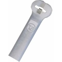 Ty-Rap by ABB Cable Tie, Natural Polyamide (Nylon 6.6), 3.62"L, Tensile Strength 18lbs