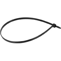 Ty-Rap by ABB Cable Tie, UV Resistant, Black Nylon 6.6, 7.3"L, Tensile Strength 50lbs