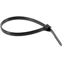 Ty-Rap by ABB Cable Tie, Black Polyamide (Nylon 6.6), 5.5"L, Tensile Strength 40lbs