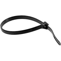 Ty-Rap by ABB Cable Tie, Black Poly(Nylon 6.6), UV Resistant, 5.5"L, Tensile Strength 30lbs