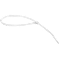 Ty-Rap by ABB Cable Tie, Natural Polyamide (Nylon 6.6), 8"L, Tensile Strength 18lbs