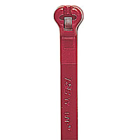 Ty-Rap by ABB Cable Tie, Red Polyamide (Nylon 6.6), 7.31"L, 50lbs, MIL-SPEC MS3367-1-2