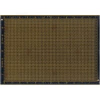 Vector Electronics & Technology Protoboard, Perforated, Grid 0.1X0.1", Board 6.5"LX4.5"WX0.062"T, Hole-Dia 0.042"