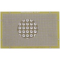 Vector Electronics & Technology Protoboard, Perforated, Grid 0.1X0.1", Board 6.3"LX3.94"WX0.062"T, Hole-Dia 0.025"