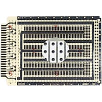 Vector Electronics & Technology Protoboard, Perforated/Unclad, Grid 0.1X0.1", Board 6.5"LX4.5"WX0.062"T, 12-16 Pin