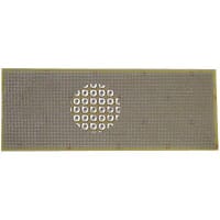 Vector Electronics & Technology Protoboard, Perforated, Grid 0.1X0.1", Board 13.5"LX5"WX0.062"T, Hole-Dia 0.042"