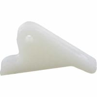 Vector Electronics & Technology Handle, Ejector, White Nylon, 0.250 in.