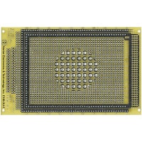 Vector Electronics & Technology Protoboard, Grid 0.1X0.1", Board 6.3"LX3.94"WX0.062"T, Hole-Dia 0.042", 35-16 Pin