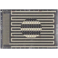 Vector Electronics & Technology Protoboard, BUS-Specific, Grid 0.1X0.1", Board 6.5"LX4.5"WX0.062"T, Hole-Dia 0.042"