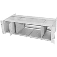 Vector Electronics & Technology Enclosure, CardCage, Rackmnt, Aluminum, Natural, 19x8.75x12 In, EIA, VectorPak Series