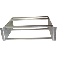 Vector Electronics & Technology Enclosure, CardCage, Rackmnt, Aluminum, Natural, 19x5.25x12 In, EIA, VectorPak Series