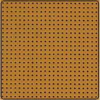 Vector Electronics & Technology Protoboard, Unclad, Grid 0.1X0.1", Board 17"LX8.5"WX0.062"T, Hole-Dia 0.042", P