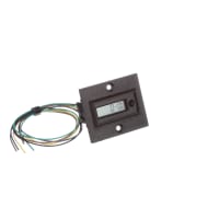 Veeder-Root Panel Meter, Elapsed Time, Elec, LCD, Cut-Out 45x22mm, 8 Dig, 7mm DigH, Screw