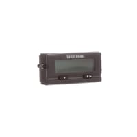 Veeder-Root Panel Meter, Elapsed Time, Elec, LCD, Cut-Out 1.3x2.66", 7 Dig, 0.47" DigH, Screw