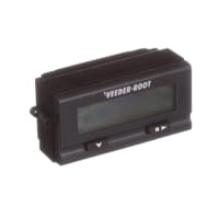 Veeder-Root Panel Meter, Preset Counter, Elec, LCD, Range 0-9999999, Cut-Out 1.3x2.66", 7 Dig