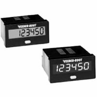 Veeder-Root Panel Meter, Tachometer, Elec, LCD, Cut-Out 1/32 DIN, 8 Dig, 7mm DigH, Dim 48mmLx24mmH