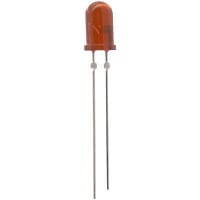 Vishay / Small Signal & Opto Products (SSP) LED, Red, 20mcd, 5mmDia., T-1-3/4, 30mA If, 2V Vf, 14deg, 635nm, GaAsP on GaP